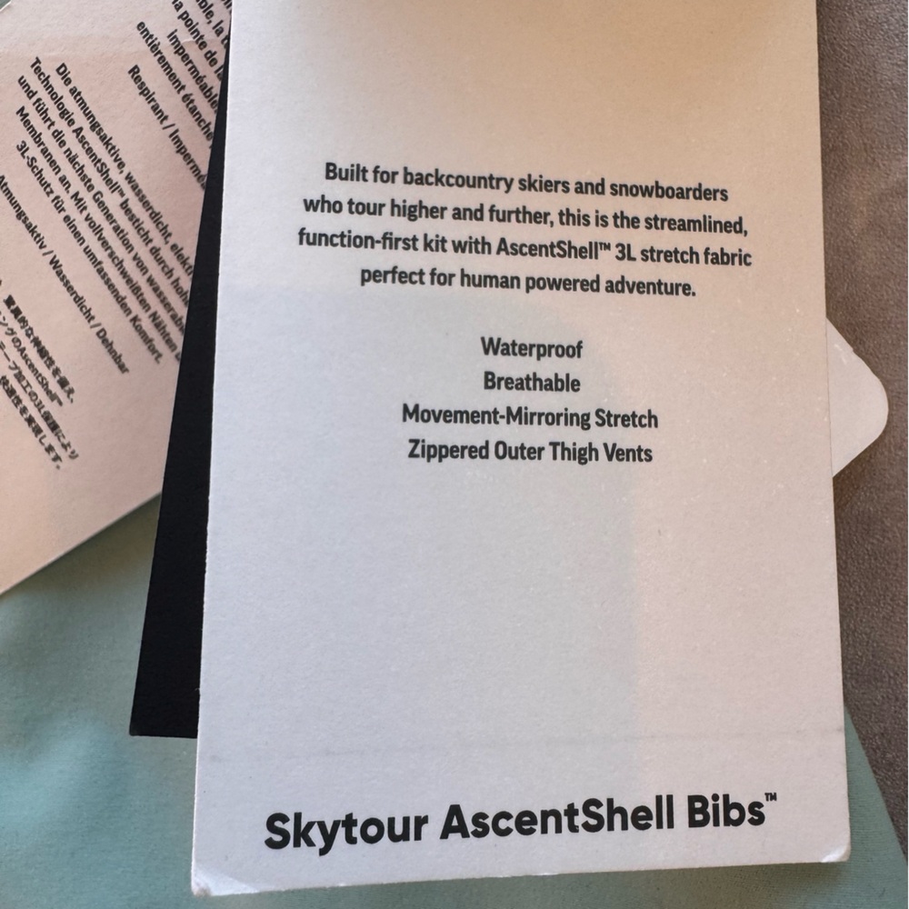NWT Outdoor Research Skytour AscentShell Bib Pant Womens Ski Waterproof Small - Picture 13 of 15